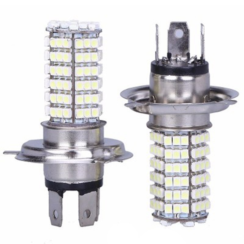 1 Đèn Pha Led Phá Sương Mù H4 120smd 12v Cho Xe Hơi