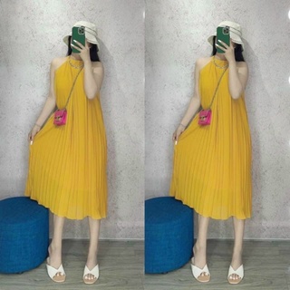 Đầm yếm phi xịn bao chất vải bầu bì bon chen được ạ