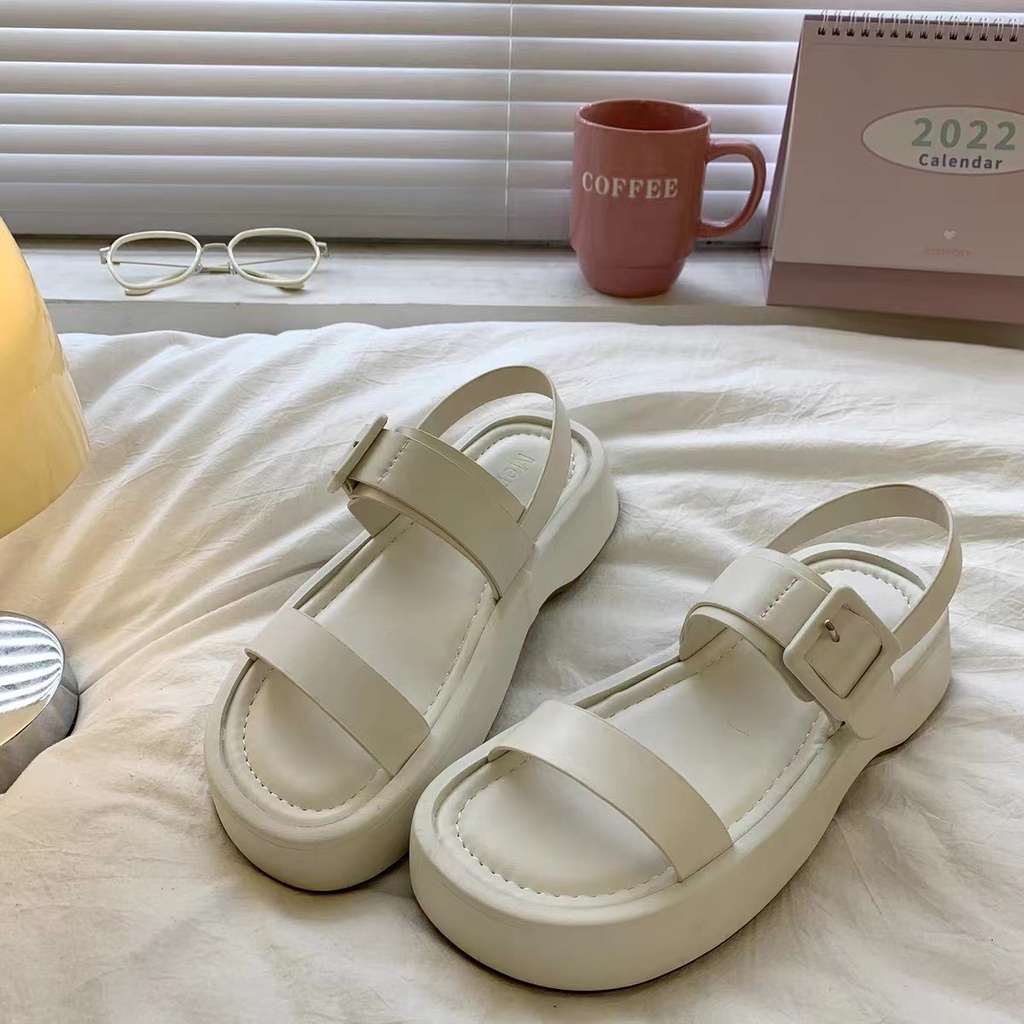 Giày Sandal Đế Dày Phong Cách Roman Thời Trang Dành Cho Nữ 2022