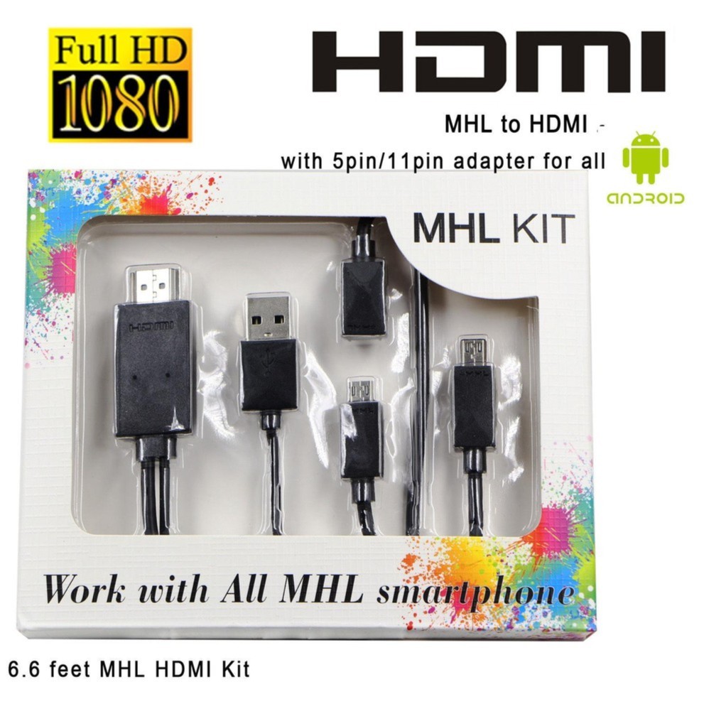 Bộ KIT Cáp MHL To HDMI Cho Điện Thoại Android Chưa Có Đánh Giá