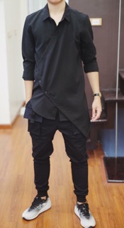 Áo sơ mi vạt chéo siêu hot