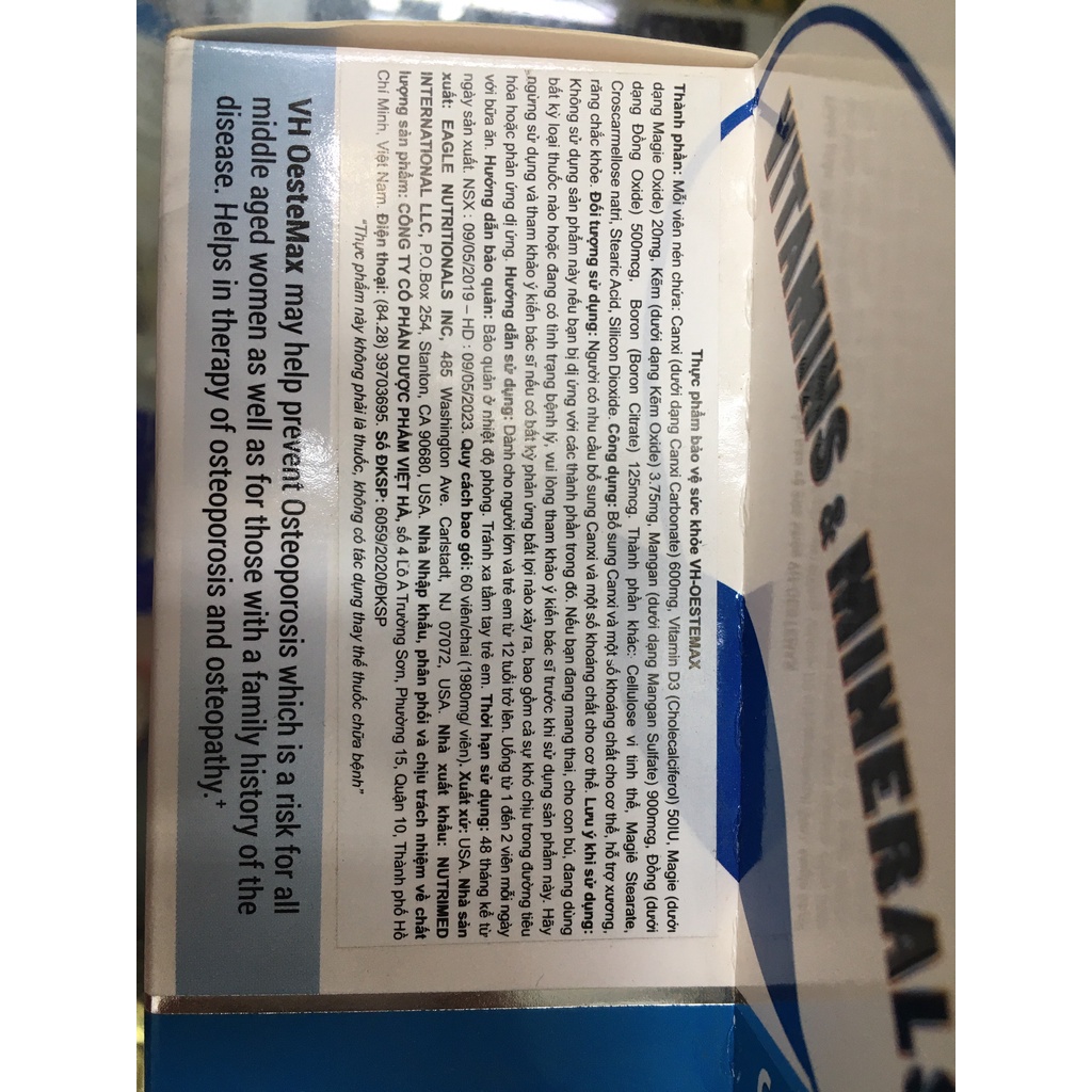 ✅ [Chính Hãng] Oestemax hỗ trợ xương và răng chắc khoẻ