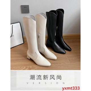 Giày Bốt Denim Cổ Chữ V Thời Trang Phương Tây 2020