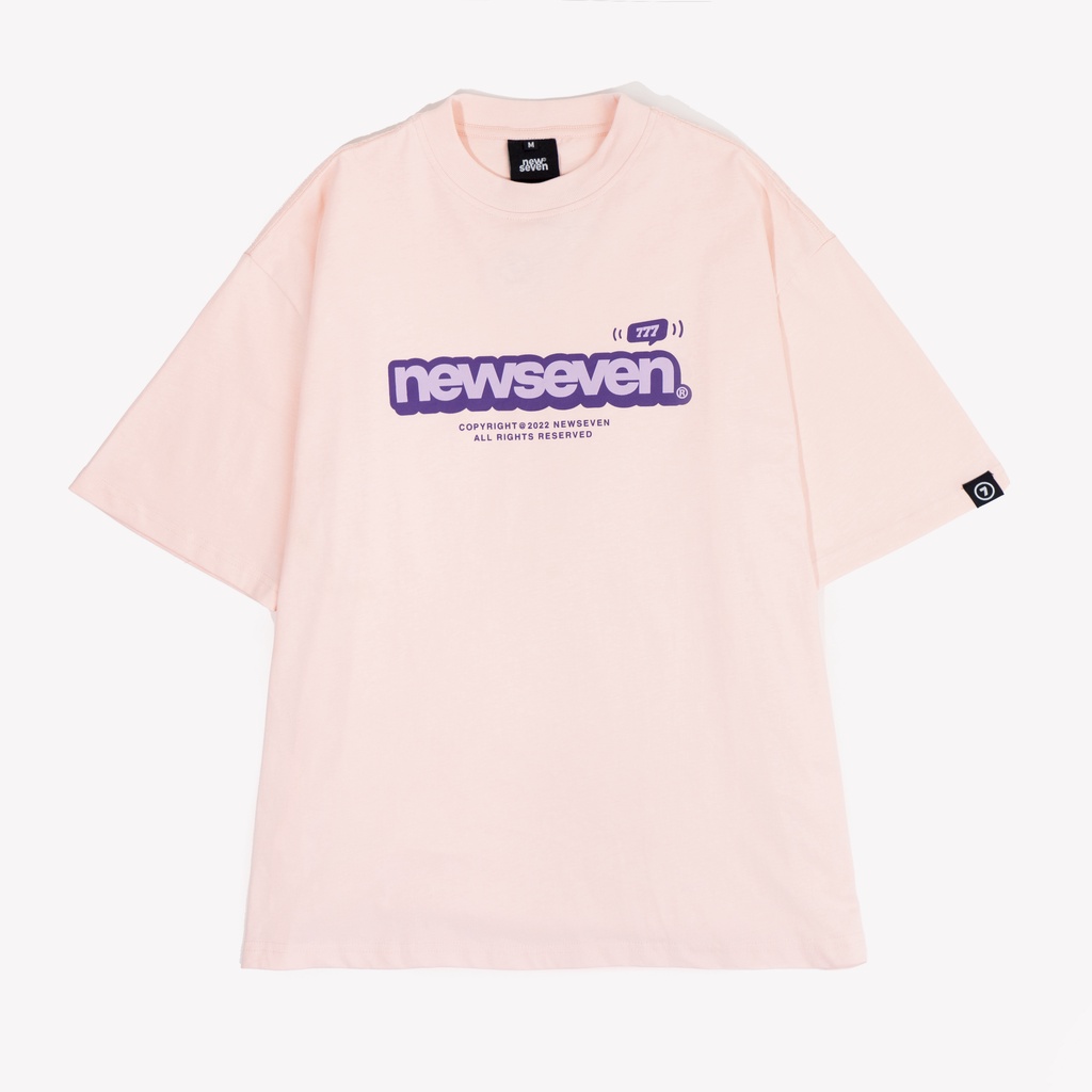 Áo Thun Unisex N7 Newseven TYPO V2 phông tay lỡ nam nữ form rộng Local Brand