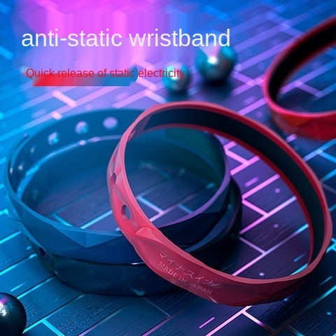 JKQiaoprincess Wireless Anti-Static Wristband Negative Ion Static Discharge Release Device Men's and Women's Wrist Strap Body Removal Electrostatic Eliminator