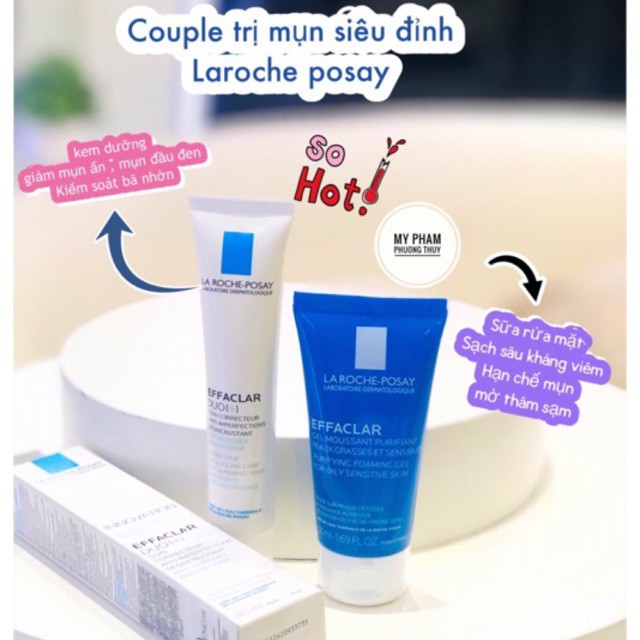 TUÝP SỮA RỬA MẶT TẠO BỌT LA ROCHE - POSAY MINI 50ML