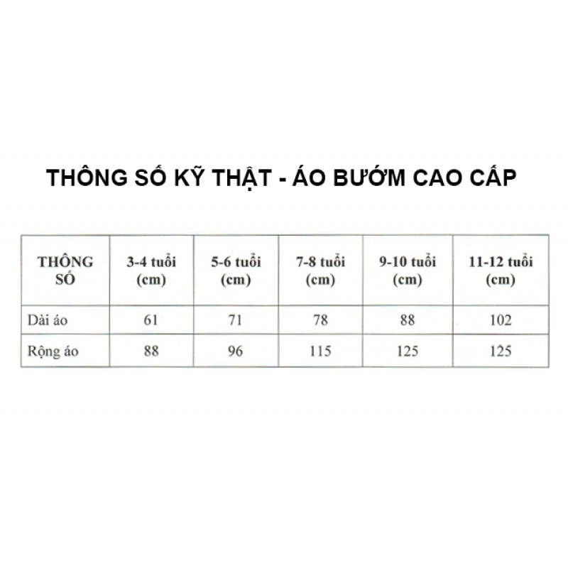 Áo mưa Rando Pocho bướm trẻ em size số 3 dành cho các bé độ tuổi 7-8T