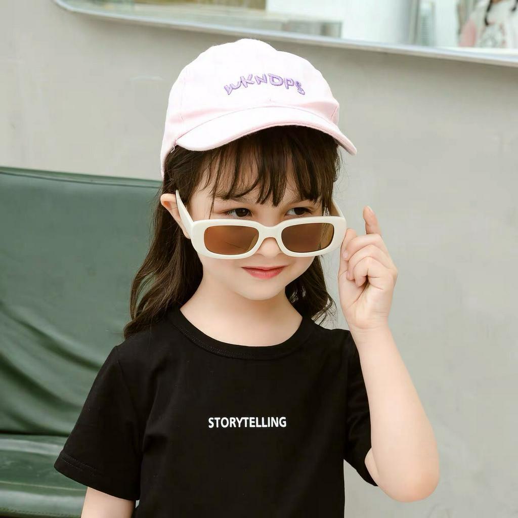 Kính mắt cho bé, Kính râm chống tia cực tím UV400 nhiều màu cực chất cho bé trai bé gái thời trang 83144
