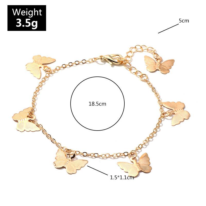 Vòng tay một lớp mặt hình bướm phong cách Bohemian cá tính | BigBuy360 - bigbuy360.vn