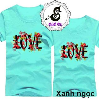 Áo đôi Love Hoa Cá Tính 010320185D034