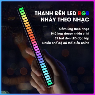 Thanh led rgb cảm biến âm thanh,thanh đèn led deco bản biến âm nhạc loại tốt