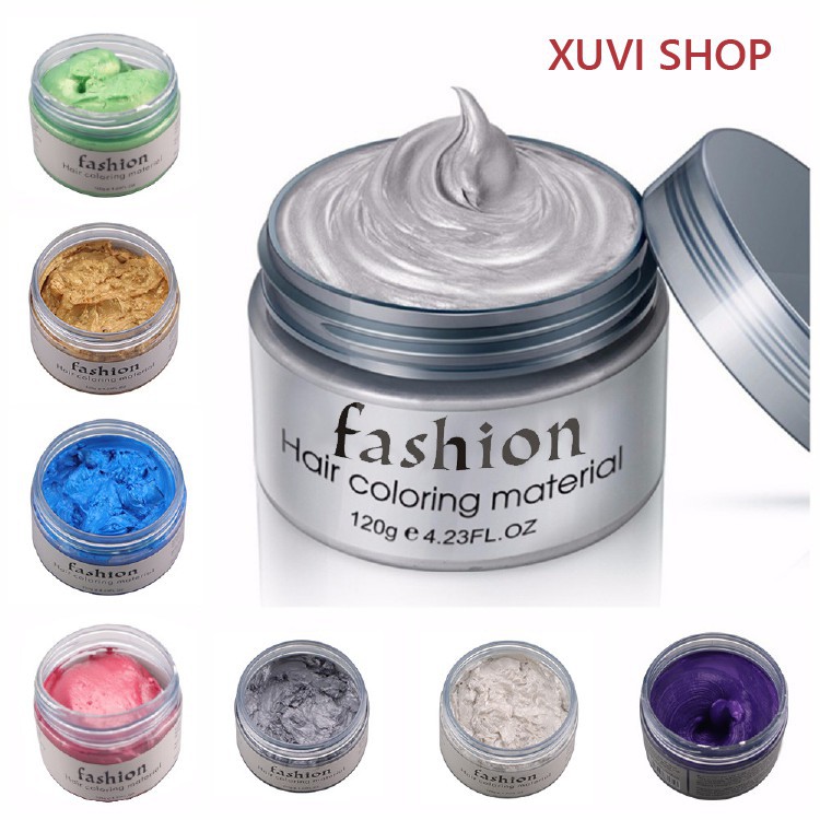  Sáp Vuốt Tóc Màu Tạo Kiểu FASHION Hồng 120g Nhuộm Tạm Thời Tại Nhà - XUVI SHOP  Uvăn