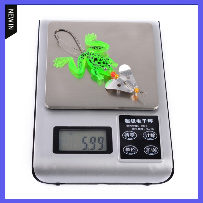 Mồi Câu Cá Giả Hình Ếch Mềm 9cm 6g