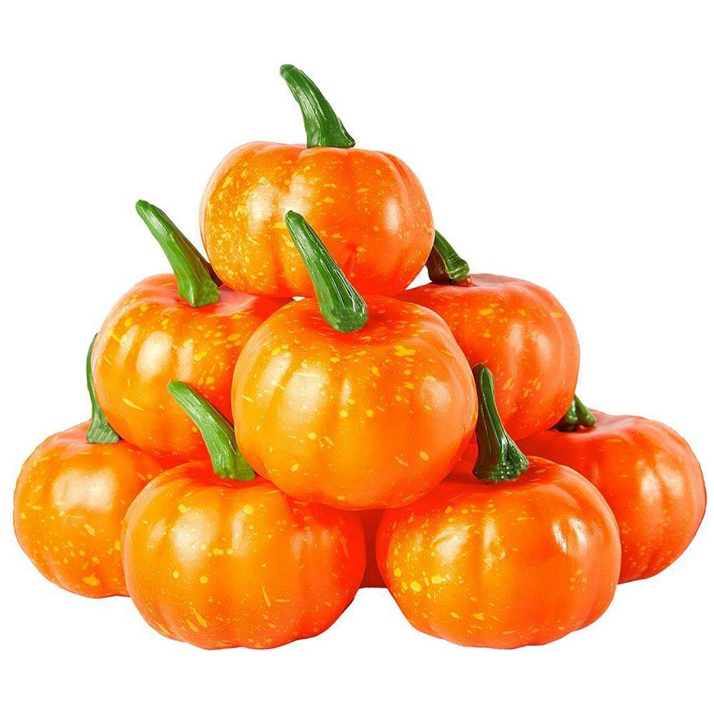 Set 12 Bí Ngô Nhân Tạo Dễ Thương Trang Trí Tiệc