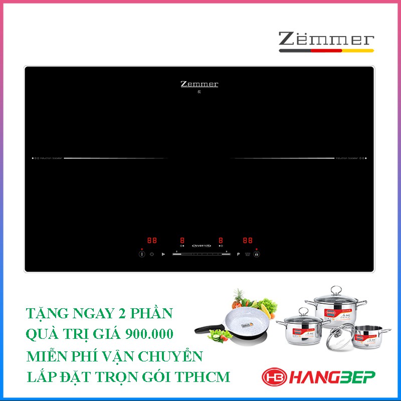 Bếp từ đôi inverter Zemmer IZM 206A [Malaysia] bảo hành 3 năm tại nhà