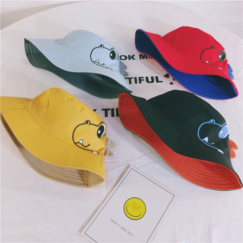 Nón Bucket hoạ tiết hoạt hình cho bé