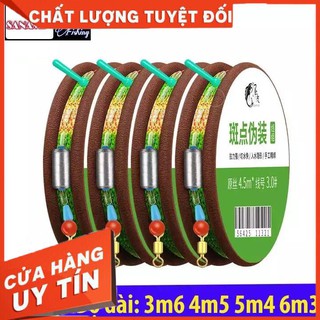 [ XẢ HÀNG ]Dây Trục Câu Đài Buộc Sẵn Cước Câu Cá Tàng Hình đủ kích thước 3m6 4m5 5m4 6m3 - Sanami Fishing