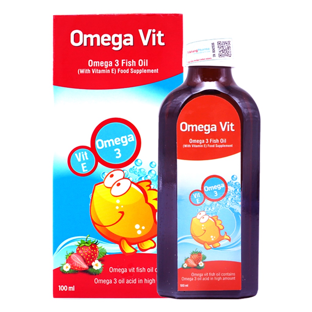 [HSD:01/2026] Omega Vit/ Omega Vit Plus - Bổ Sung Omega 3, Vitamin Và Khoáng Chất