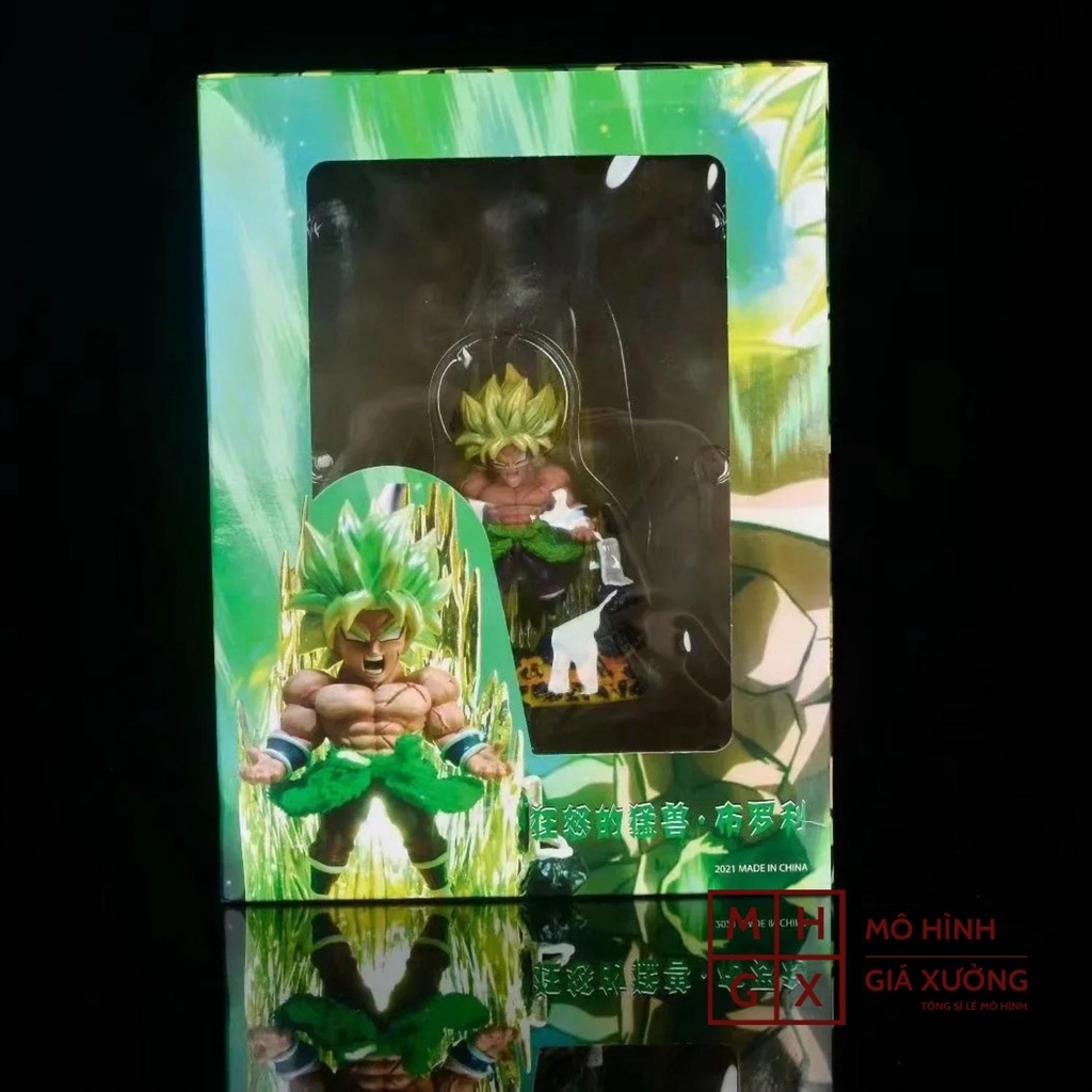 Mô hình Dragon Ball Broly Super Saiyan Có Đèn Led  - Cao 14cm mô hình figure 7 viên ngọc rồng giá xưởng