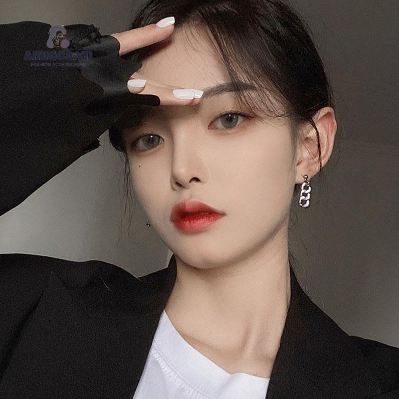 ✨✨Bông tai sợi xích cá tính đơn giản cá tính phong cách Hàn Quốc