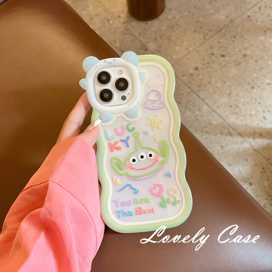 IPhone 14 13 12 11 Pro Max X XR Xs Max 8 7 6 6s Plus SE 2020 Ốp Điện Thoại Mềm Họa Tiết Người Ngoài Hành Tinh Cho