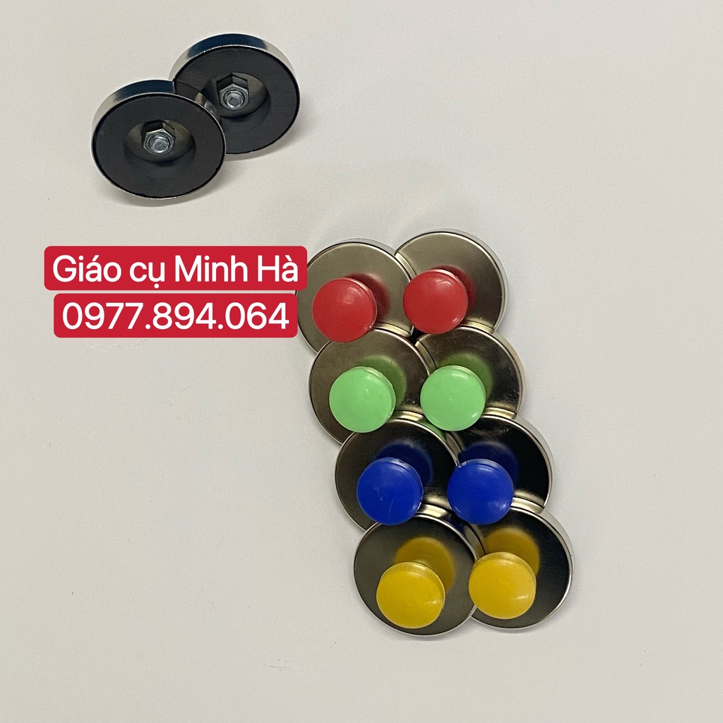 Set nam châm 10 cái sắc màu siêu chắc
