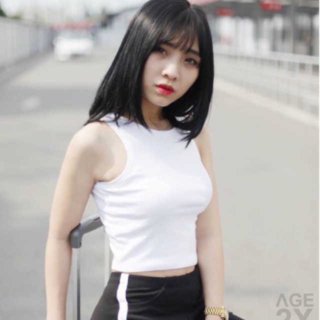 [Mã FADI5K245 giảm 5K đơn bất kì] áo croptop 3 lỗ chất cotton cá tính