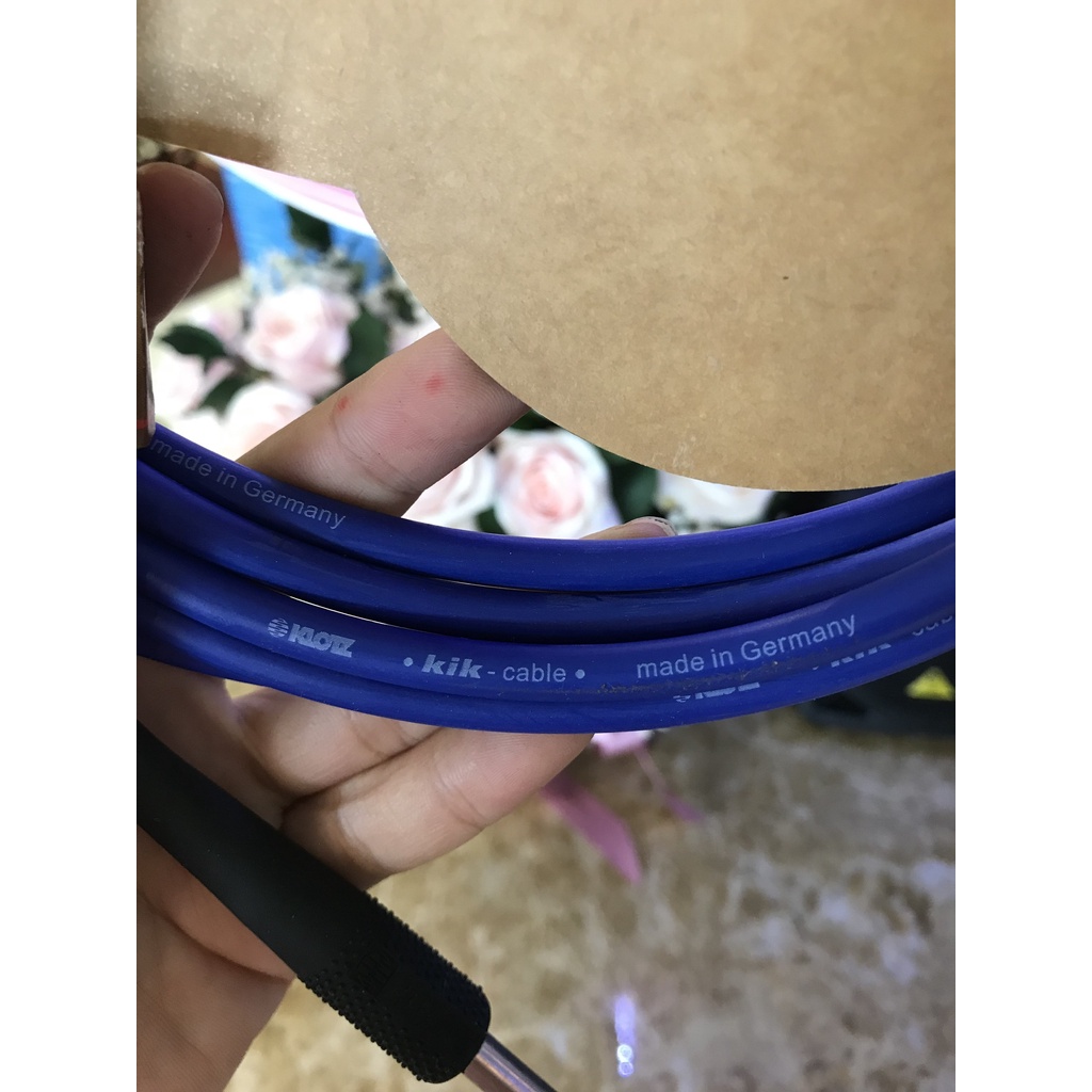 Dây tín hiệu 6 ly dài 3m nhập khẩu từ thương hiệu Klotz - Hàng chính hãng