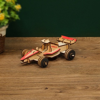 Đồ chơi lắp ráp gỗ 3D Mô hình Xe đua F1