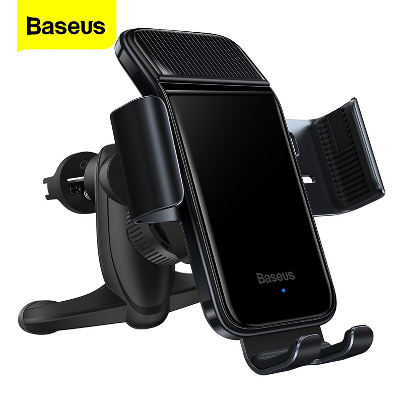 Giá đỡ kẹp điện thoại Baseus cảm ứng bằng năng lượng mặt trời thoáng khí thumbnail