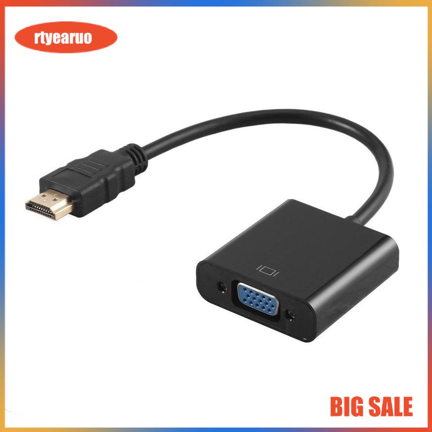 Đầu Chuyển Đổi Hdmi Sang Vga Rgb 1080p Cho Pc