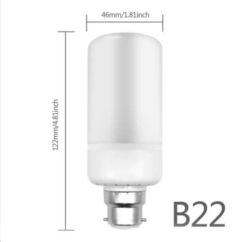 •••HCM••• Bóng Đèn LED Cầu Vồng B22 Hiệu Ứng Ngọn Lửa 7W