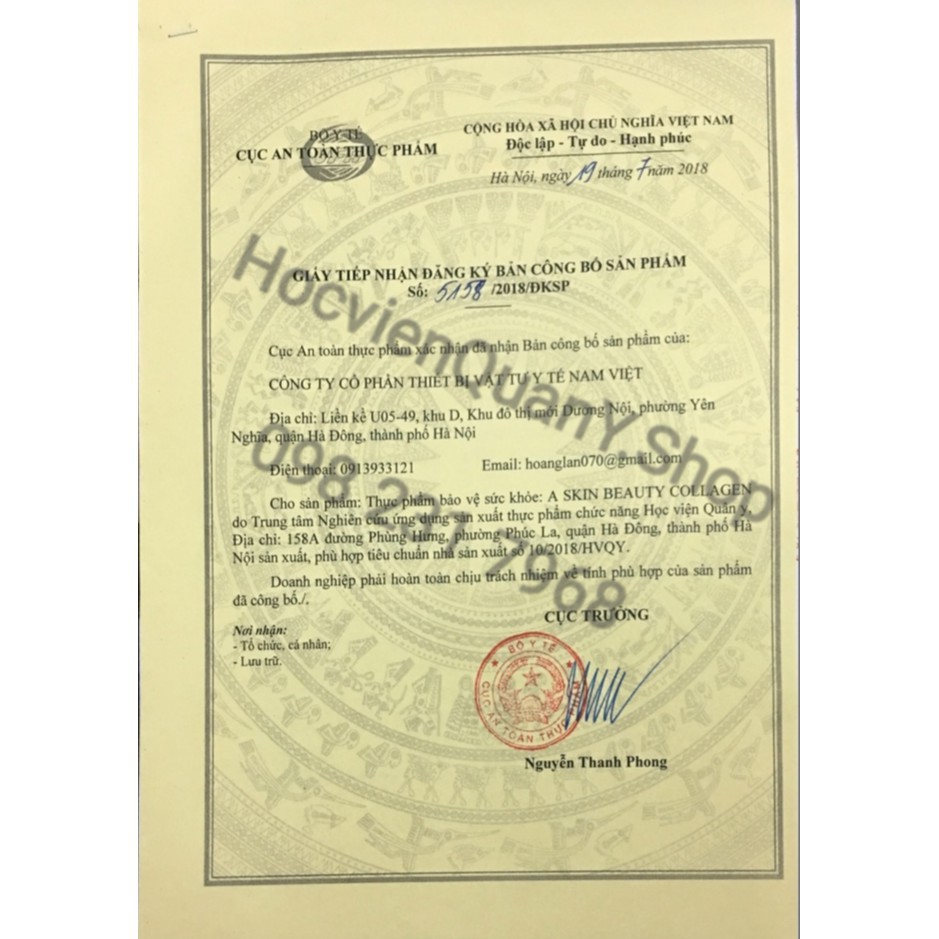 A Skin Beauty Collagen 💊 FREESHIP ️💊 Học Viện Quân Y | BigBuy360 - bigbuy360.vn