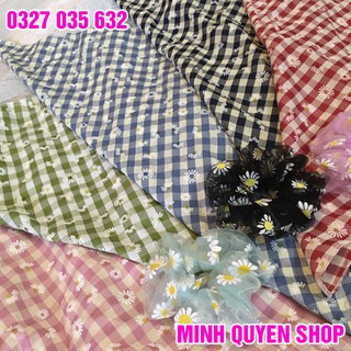 Khăn Turban Bandana Caro Hoa CúcThời Trang