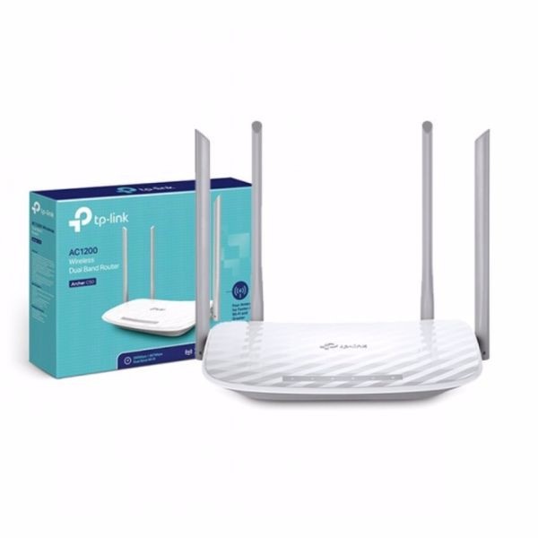 Phát Wifi TP-Link Archer C50 Chính hãng (4 anten, 1167Mbps, 2 băng tần, Repeater, 4LAN). VI TÍNH QUỐC DUY