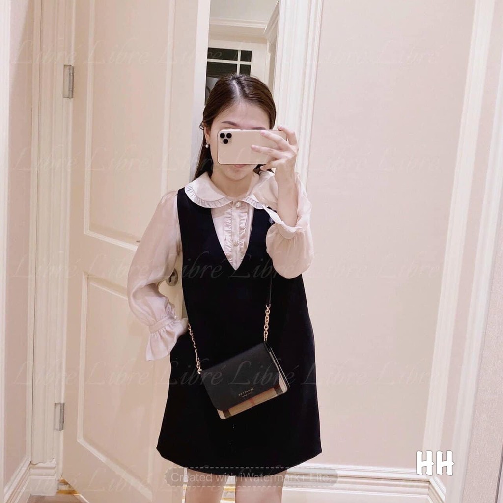 SÉT ÁO TƠ CỔ REN + YẾM V