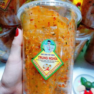   [ 1 ly ]Bánh Tráng Ly Trộn Tép Hành Phi TRUNG NGHĨA