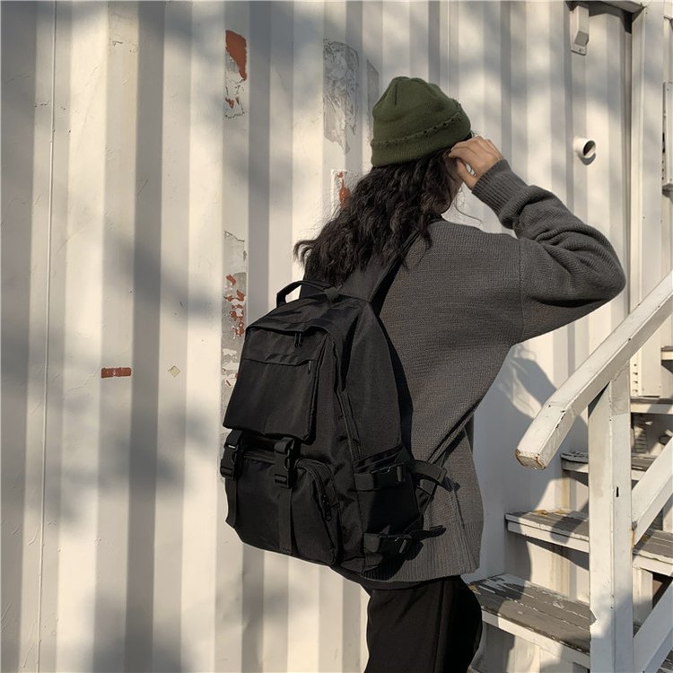 Ba Lô Học Sinh Cỡ Lớn Thời Trang Phong Cách Hàn Quốc Xinh Xắn IELGY