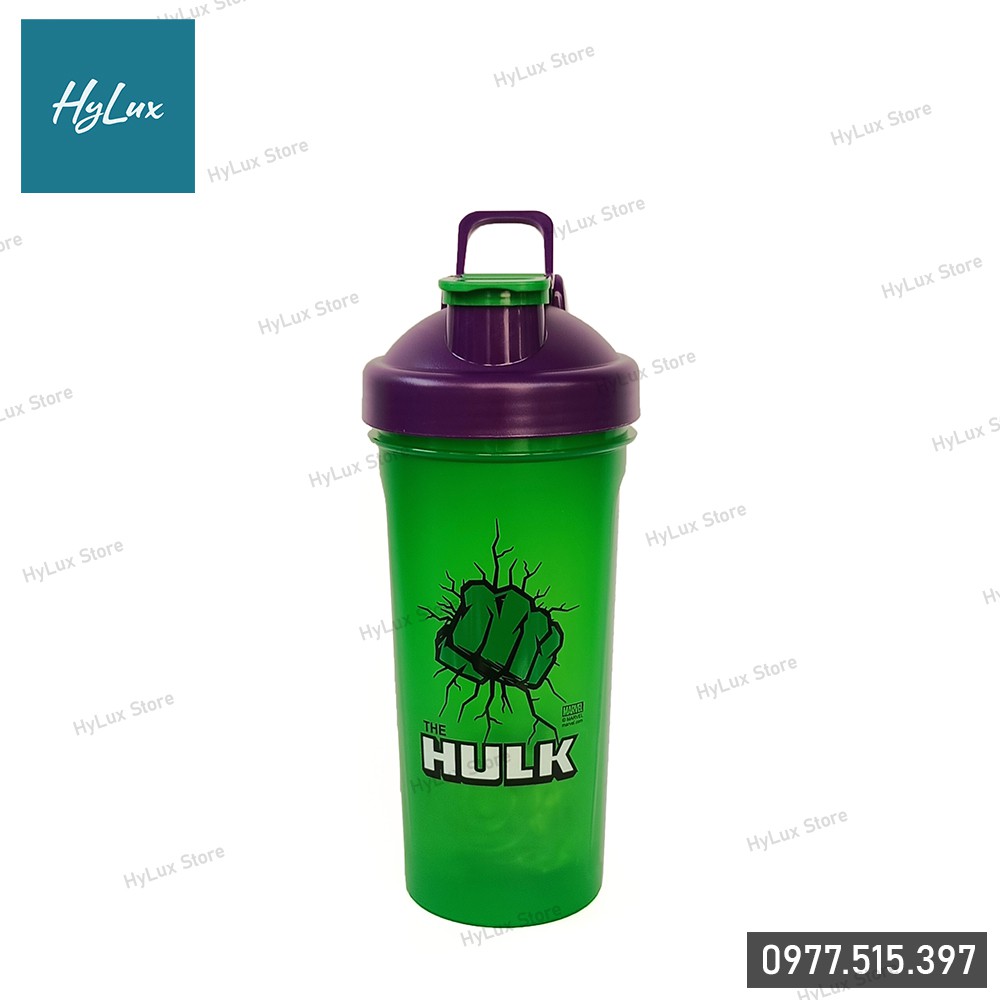 Bình lắc Whey Marvel – Bình nước thể thao tập gym shaker 650ml