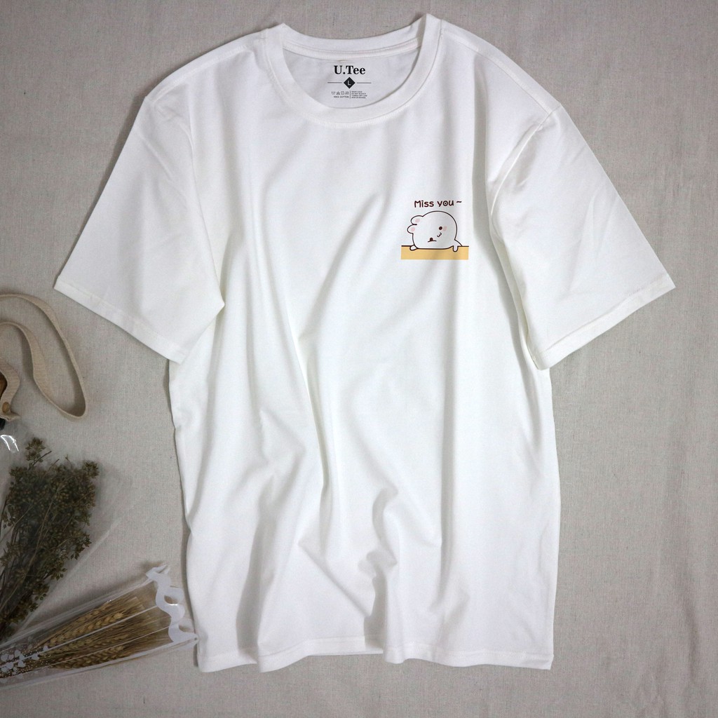 Áo Thun Cotton Miss You Cực Cute Phô Mai Que