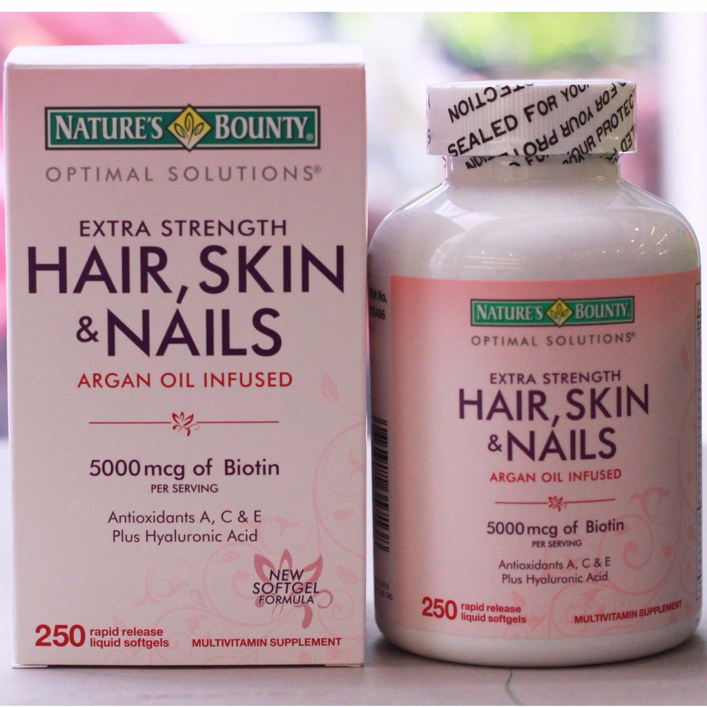 [250 Viên] Viên Uống Đẹp Da, Tóc, Móng Hair Skin Nail 250 Viên