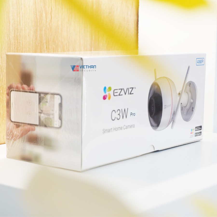 Camera IP Wifi Ezviz C3W 2M, C3W Full Color 2M/4M Ngoài Trời có màu ban đêm, báo động, đàm thoại (chính hãng 24th)