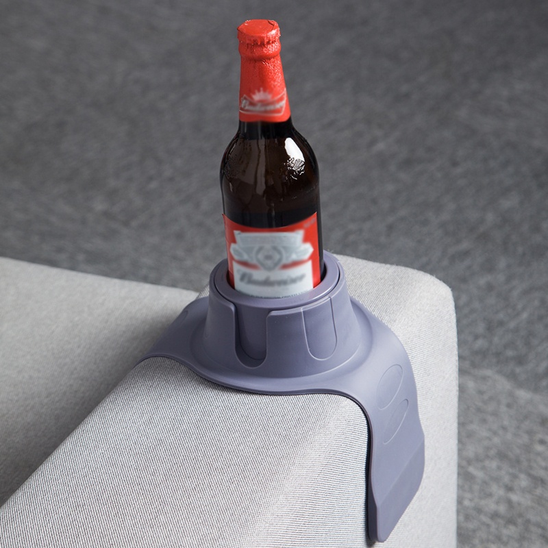 Giá Đỡ Cốc Nước Gắn Tay Ghế Sofa Bằng Silicone Chống Trượt 4 Màu Tùy Chọn