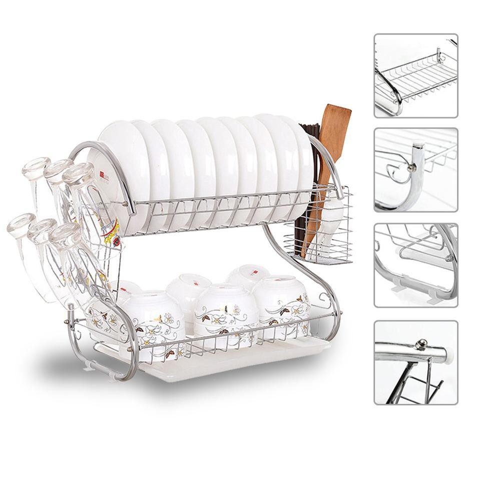 Giá Đỡ Đĩa 2 Tầng Cs 22ma8bu Sup3R Bằng Thép Không Gỉ | BigBuy360 - bigbuy360.vn