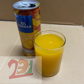 [230 ml ] Nước Ép Soài & Đào Chabaa Thái Lan