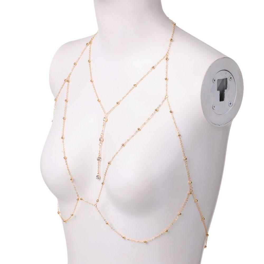 ORIENTLII Dây Chuyền Toàn Thân Màu Vàng / Bạc Tua Rua Thời Trang Đi Biển / Tiệc Cưới