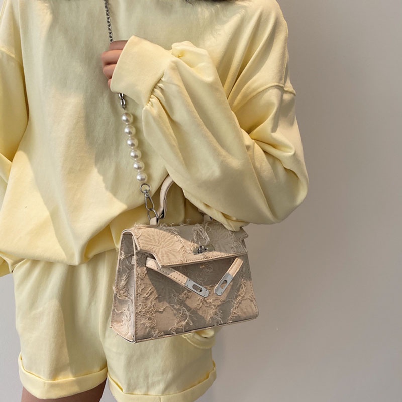 Túi IELGY đeo chéo vai dáng vuông thời trang dành cho nữ