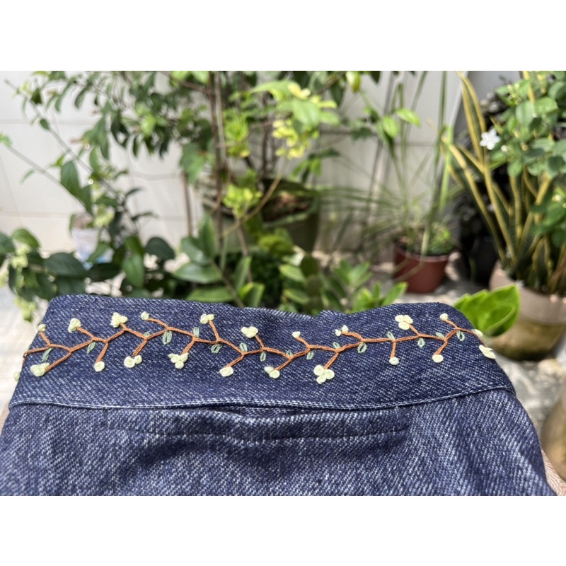 Váy jean thun cotton chống nắng.