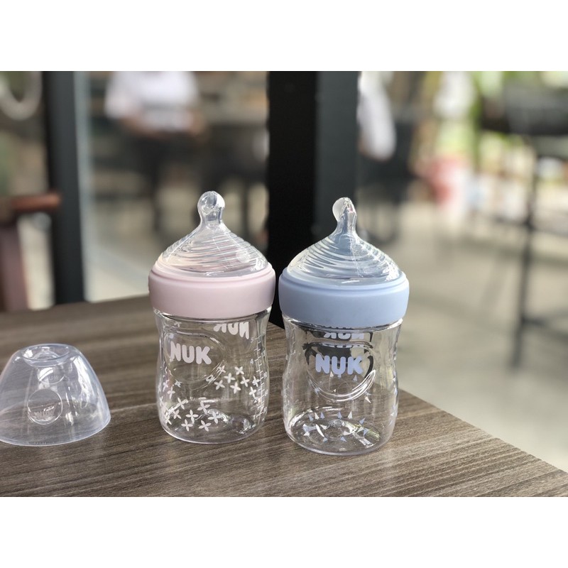 Bình NUK simply hoạ tiết 150ml 270ml (mẫu mới)