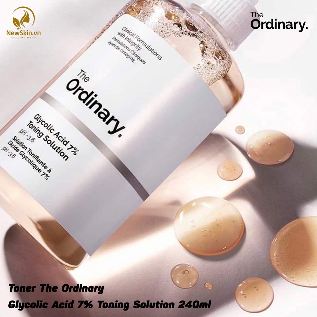 Toner Dưỡng Sáng Đều màu da The Ordinary Glycolic Acid 7% Toning Solution 240ml